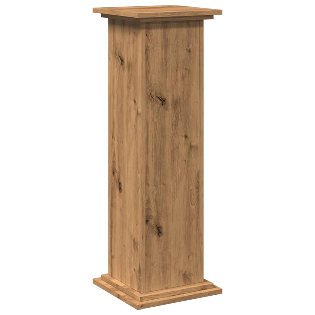 Βάση Οθόνης με Αποθ. Αρτισιανή Δρυς 31x30x90 εκ. Επεξ. Ξύλο - Pakobazaar