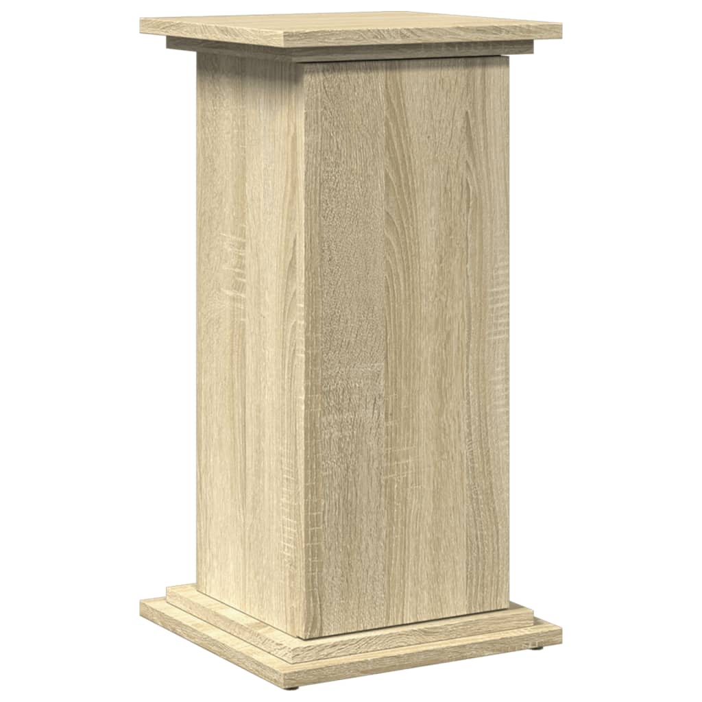 Βάση Οθόνης με Αποθ. Sonoma Δρυς 31x30x60 εκ Επεξεργασμένο Ξύλο