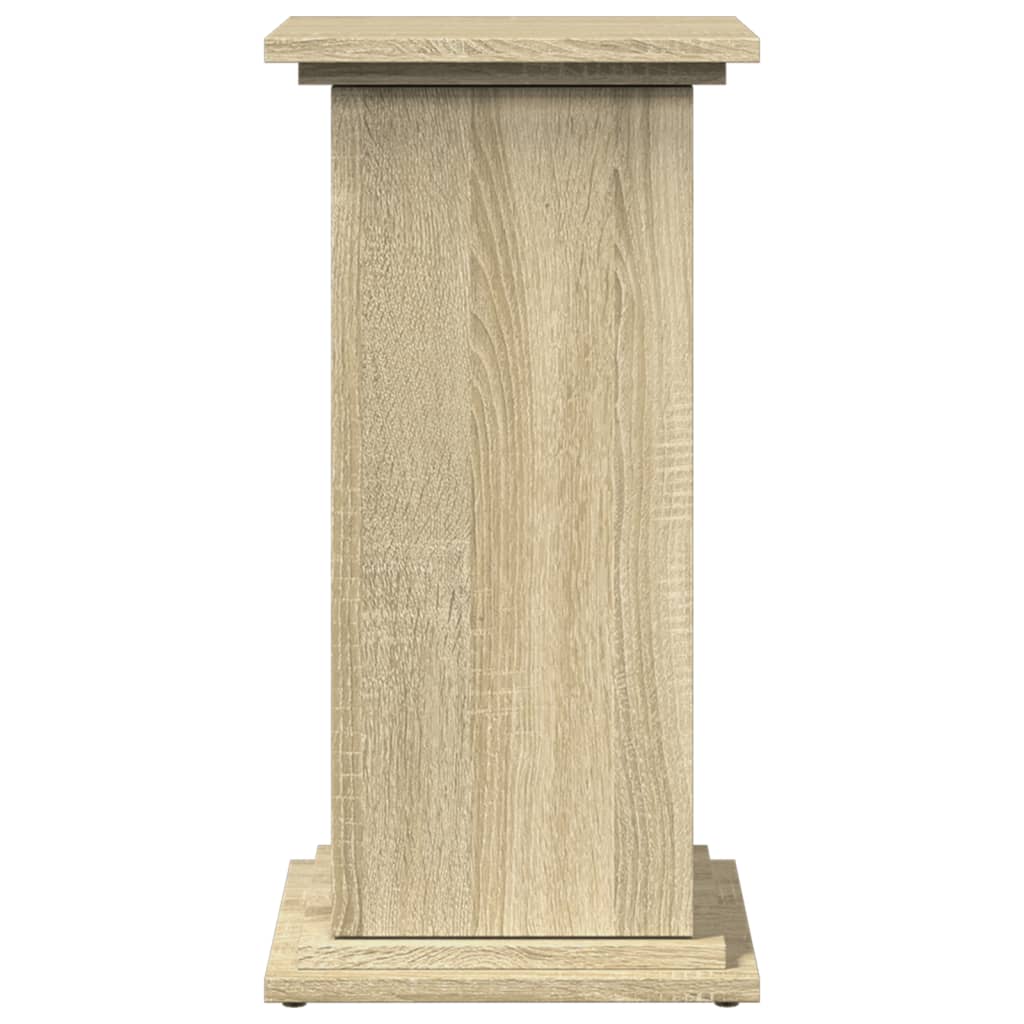 Βάση Οθόνης με Αποθ. Sonoma Δρυς 31x30x60 εκ Επεξεργασμένο Ξύλο