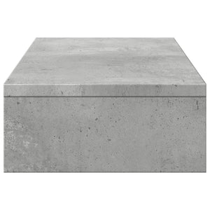 Βάση Οθόνης Ρυθμιζ. Γκρι Σκυρ. 60x24x10,5 εκ. Επεξεργ. Ξύλο