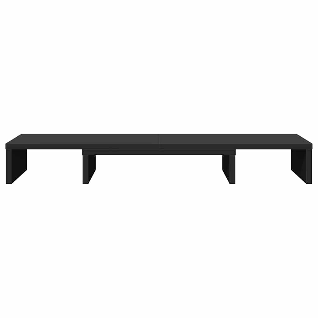 Βάση Οθόνης Ρυθμιζ. Μαύρο 80x24x10,5εκ Επεξεργ Ξύλο