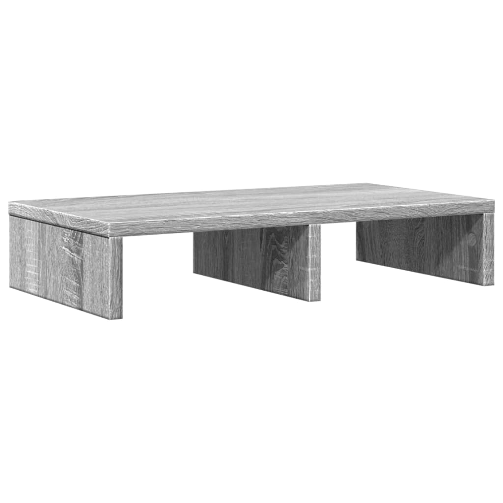 Βάση Οθόνης Γκρι Sonoma 50x27x10 εκ. από Επεξεργασμένο Ξύλο