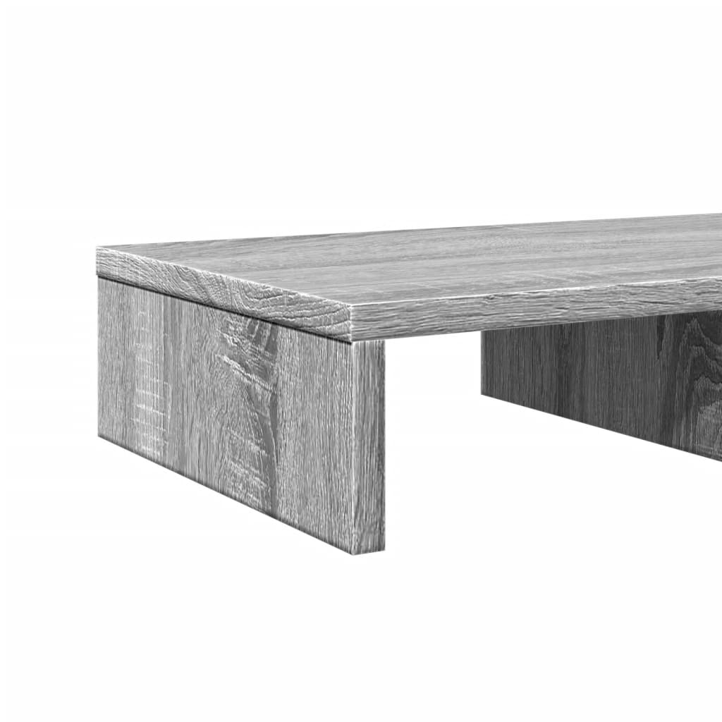 Βάση Οθόνης Γκρι Sonoma 50x27x10 εκ. από Επεξεργασμένο Ξύλο
