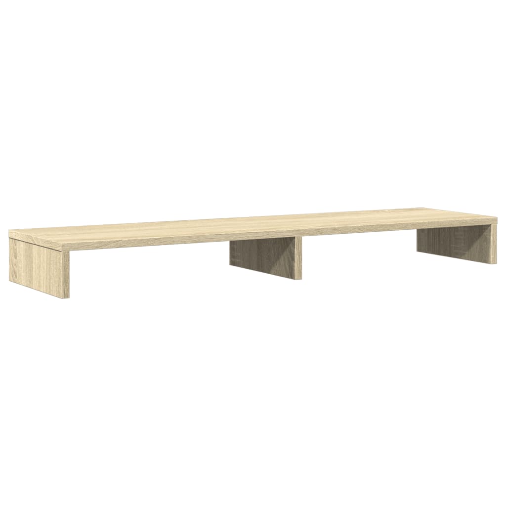Βάση Οθόνης Sonoma Δρυς 100x27x10 εκ. από Επεξ. Ξύλο - Pakobazaar