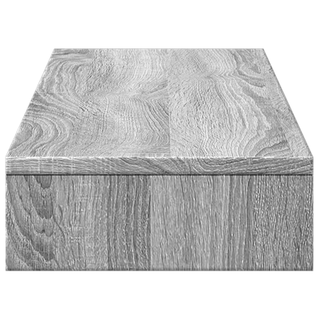 Βάση Οθόνης Γκρι Sonoma 100x27x10 εκ. από Επεξεργασμένο Ξύλο - Pakobazaar