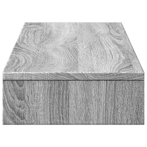 Βάση Οθόνης Γκρι Sonoma 100x27x10 εκ. από Επεξεργασμένο Ξύλο - Pakobazaar