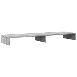 Βάση Οθόνης Γκρι Sonoma 100x27x10 εκ. από Επεξεργασμένο Ξύλο - Pakobazaar
