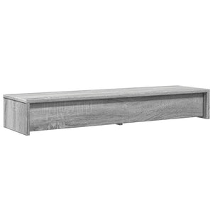 Βάση Οθόνης με Συρτάρια Γκρι Sonoma 100x27x15 εκ. Επεξεργ. Ξύλο - Pakobazaar