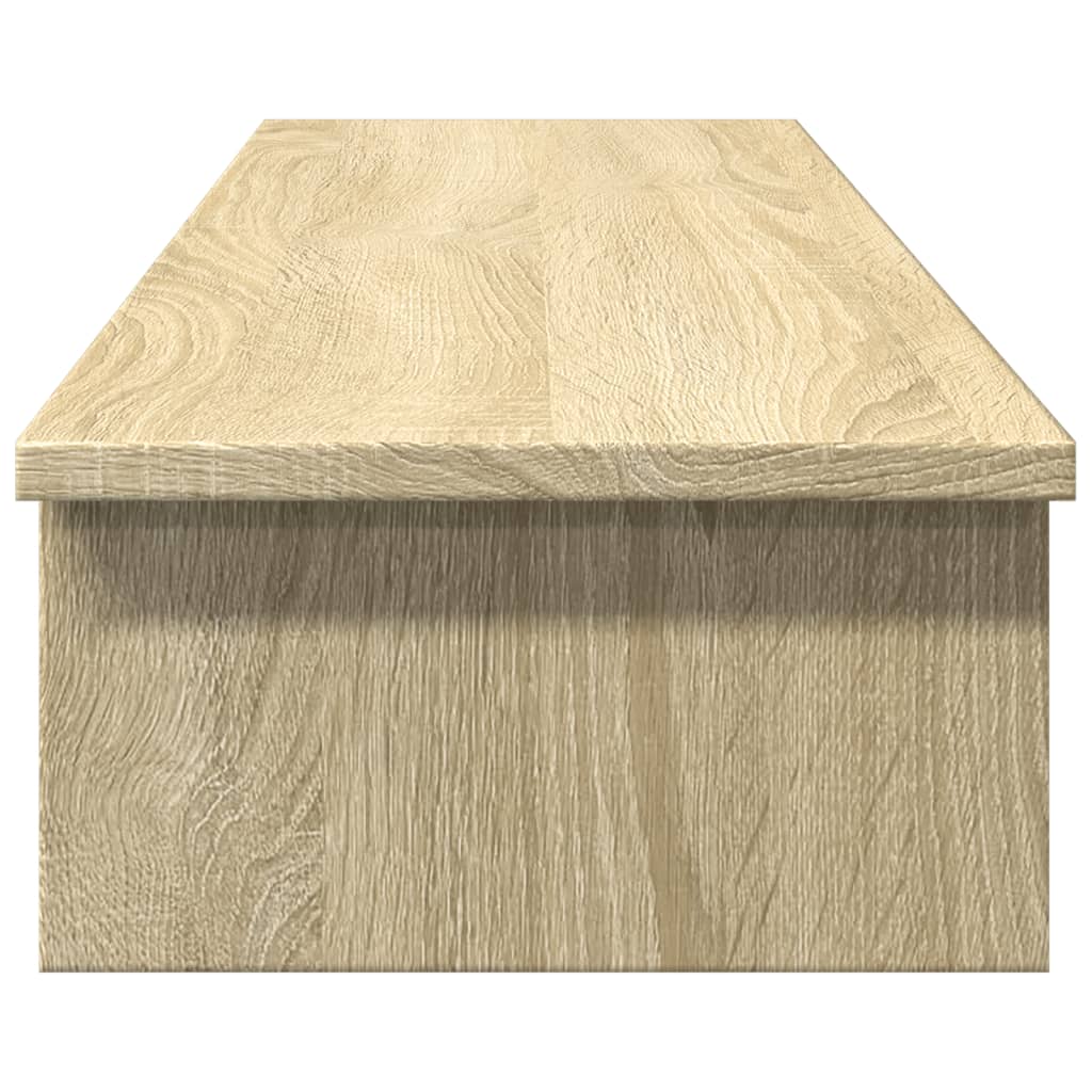 Βάση Οθόνης Sonoma Δρυς 100x27x15 εκ. από Επεξ. Ξύλο