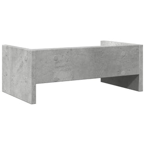 Βάση Οθονών Γκρι του Σκυροδέματος 42x24x16 εκ. από Επεξ. Ξύλο