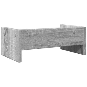 Βάση Οθόνης Γκρι Sonoma 42x24x16 εκ. από Επεξεργασμένο Ξύλο
