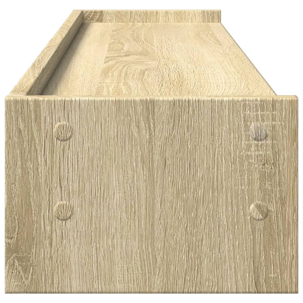 Βάση Οθόνης Sonoma Δρυς 100x24x16 εκ. από Επεξ. Ξύλο