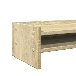 Βάση Οθόνης Sonoma Δρυς 100x24x16 εκ. από Επεξ. Ξύλο