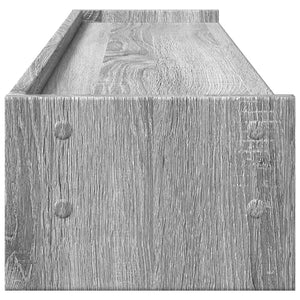 Βάση Οθόνης Γκρι Sonoma 100x24x16 εκ. από Επεξεργασμένο Ξύλο