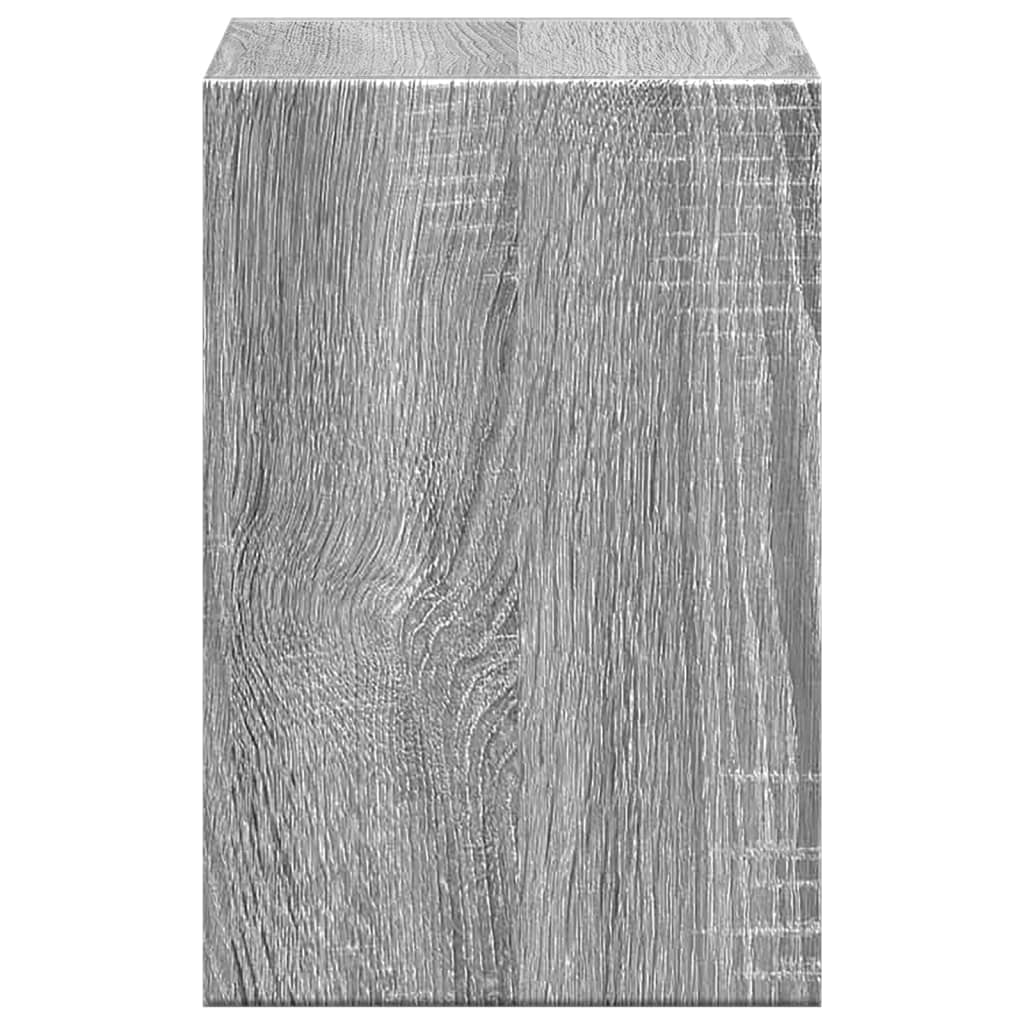 Βάση Οθόνης με Organiser Γραφείου Γκρι Sonoma από Επεξ. Ξύλο