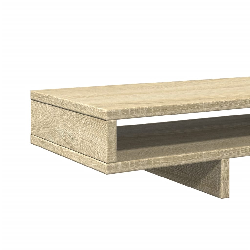Βάση Οθόνης Sonoma Δρυς 100x27x15 εκ. από Επεξ. Ξύλο - Pakobazaar