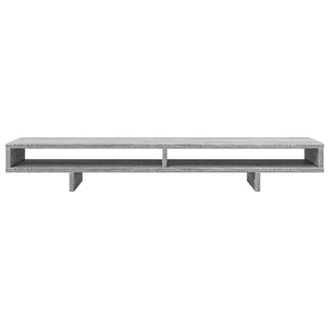 Βάση Οθόνης Γκρι Sonoma 100x27x15 εκ. Επεξεργ. Ξύλο