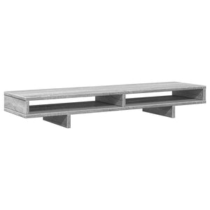 Βάση Οθόνης Γκρι Sonoma 100x27x15 εκ. Επεξεργ. Ξύλο
