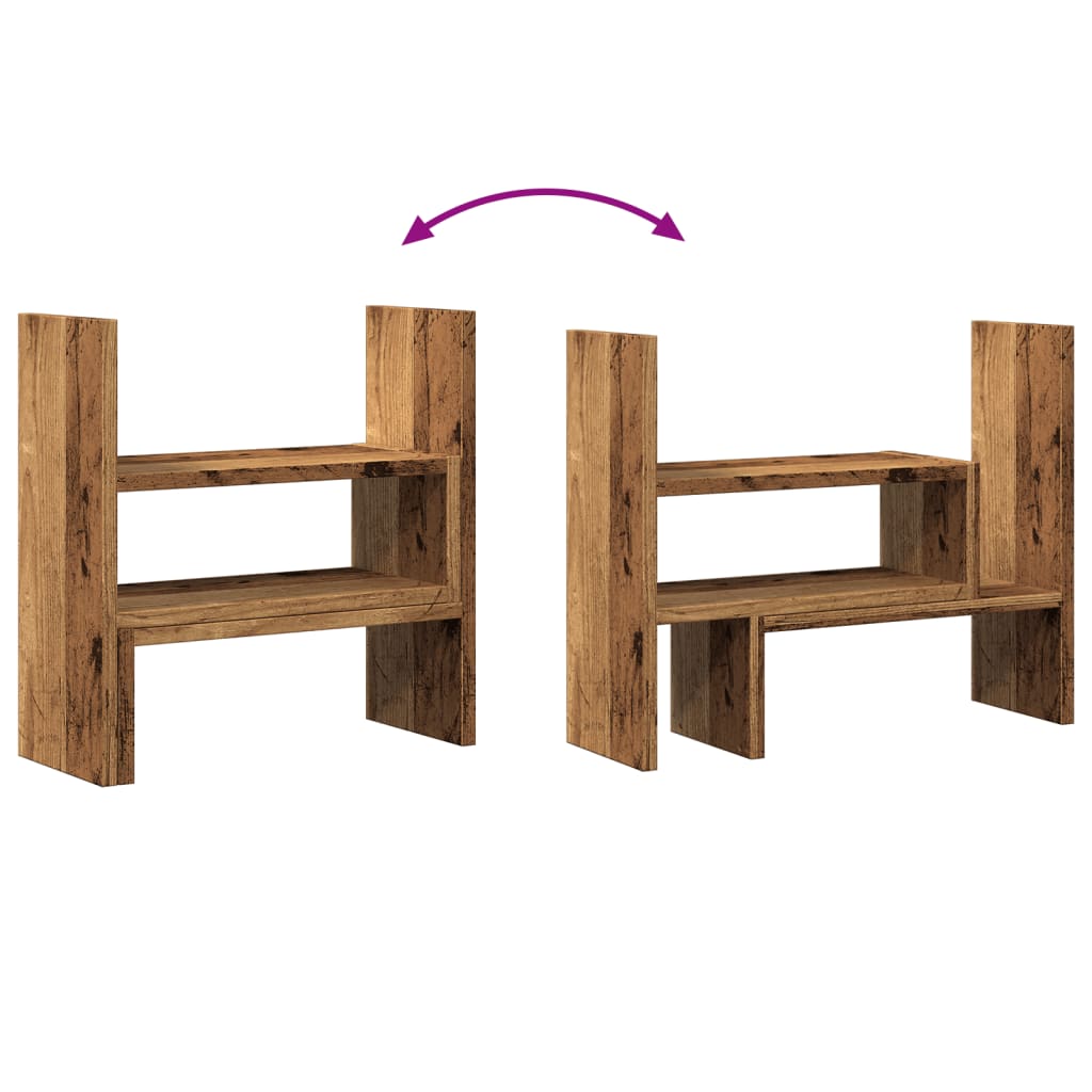 Έπιπλο Οργάνωσης Γραφείου Ρυθμιζ. 40x17x41 εκ. Επεξ. Ξύλο - Pakobazaar