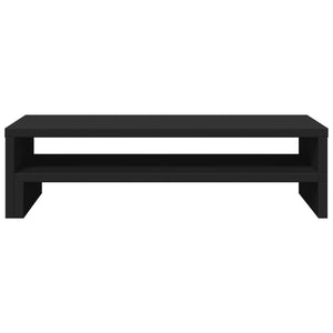 Βάση Οθόνης Μαύρο 54x22x15 εκ. από Επεξεργασμένο Ξύλο