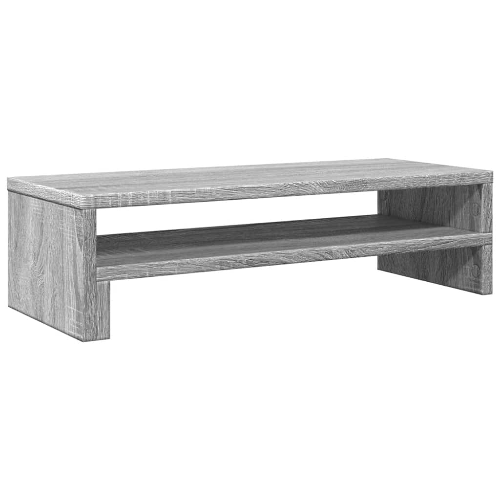 Βάση Οθόνης Γκρι Sonoma 54x22x15 εκ. από Επεξεργασμένο Ξύλο - Pakobazaar