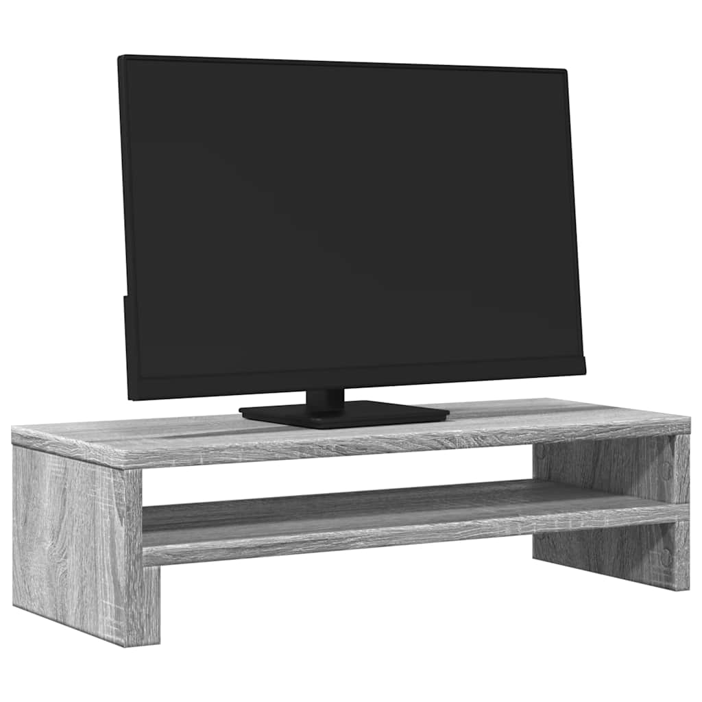 Βάση Οθόνης Γκρι Sonoma 54x22x15 εκ. από Επεξεργασμένο Ξύλο - Pakobazaar