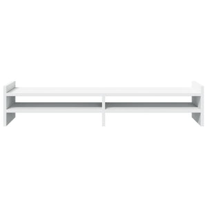 Βάση Οθόνης Λευκή 100x27x20 εκ. από Επεξ. Ξύλο - Pakobazaar