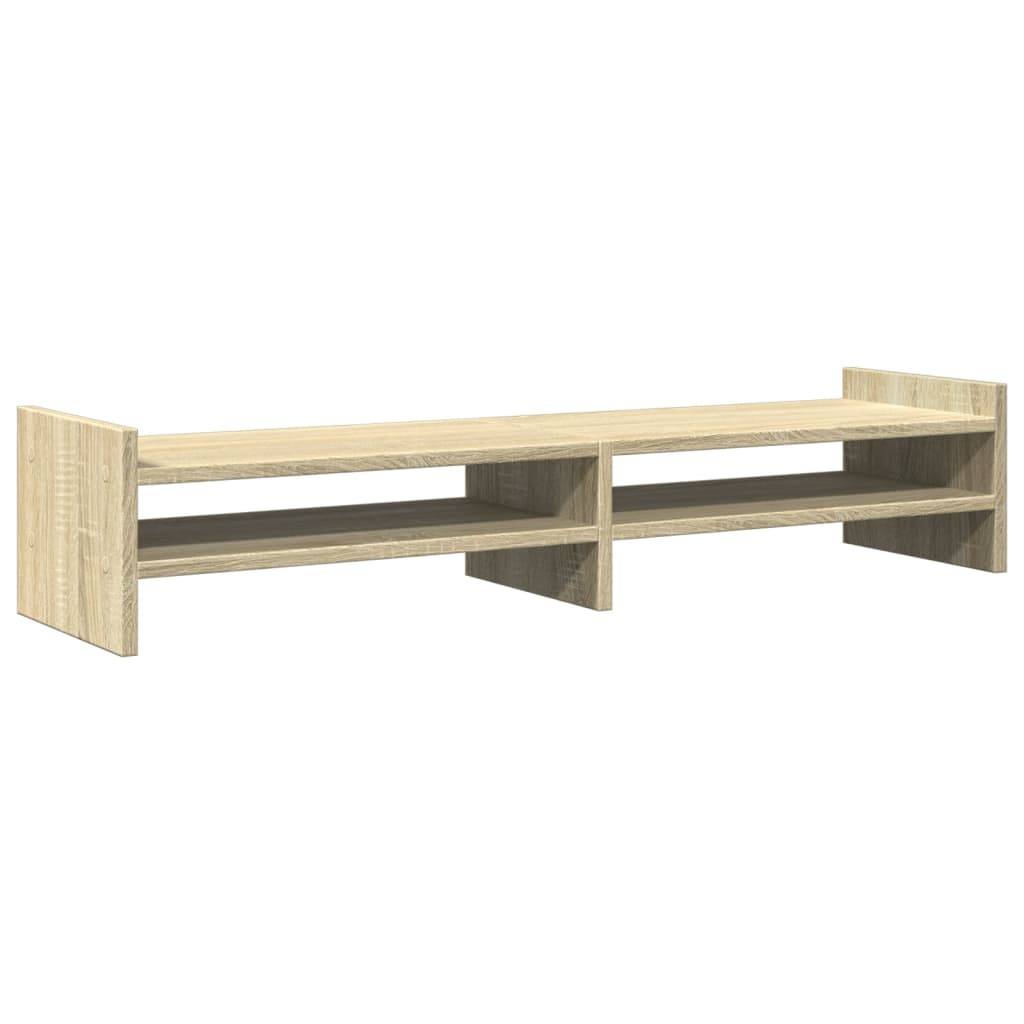 Βάση Οθόνης Sonoma Δρυς 100x27x20 εκ. από Επεξ. Ξύλο - Pakobazaar