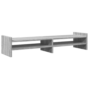 Βάση Οθόνης Γκρι Sonoma 100x27x20 εκ. από Επεξεργασμένο Ξύλο