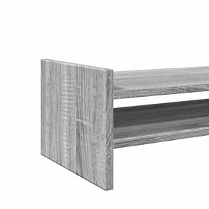 Βάση Οθόνης Γκρι Sonoma 100x27x20 εκ. από Επεξεργασμένο Ξύλο