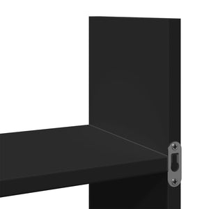 Ντουλάπι Τοίχου Μαύρο 100x18x40 εκ. από Επεξεργασμένο Ξύλο