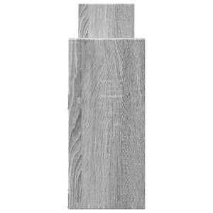 Ντουλάπι Τοίχου Γκρι Sonoma 100x18x40 εκ. Επεξεργασμένο Ξύλο