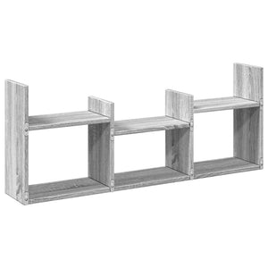 Ντουλάπι Τοίχου Γκρι Sonoma 100x18x40 εκ. Επεξεργασμένο Ξύλο