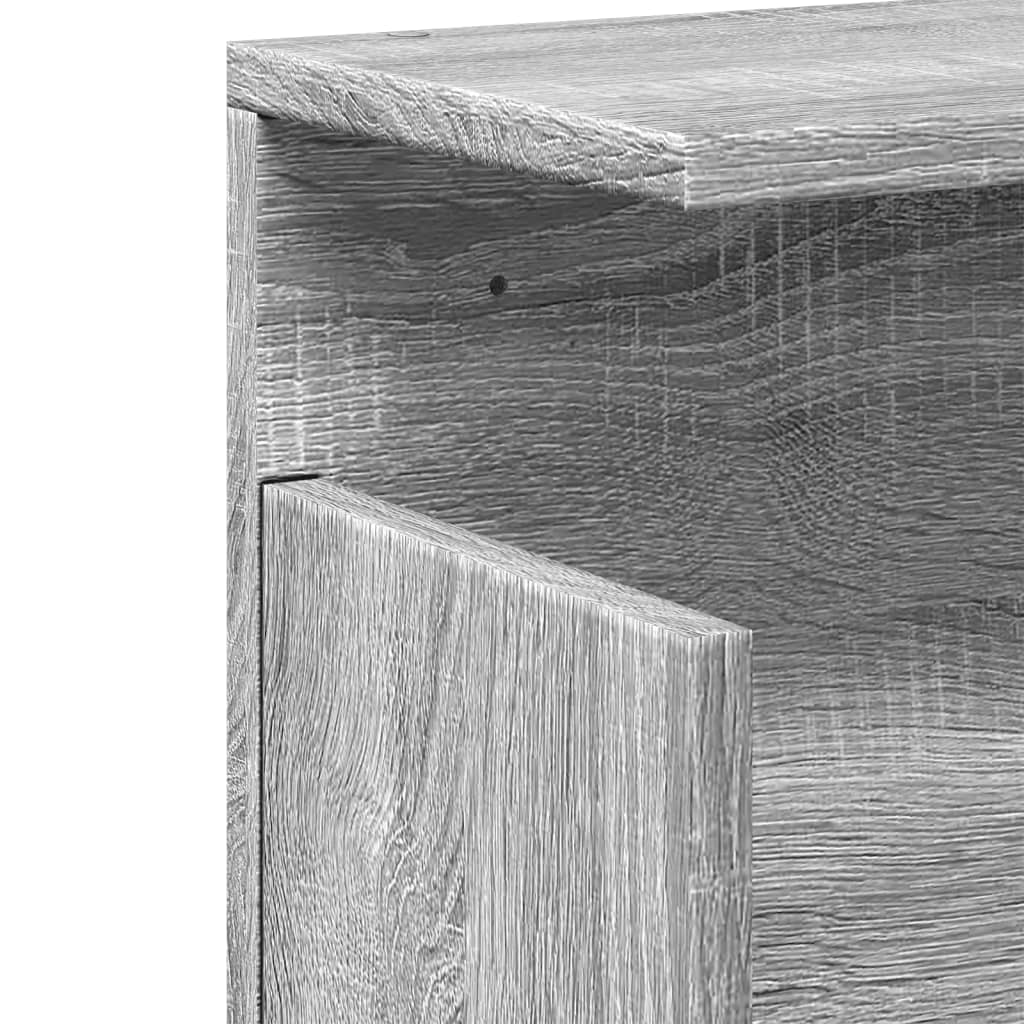 Ντουλάπι Τοίχου Γκρι Sonoma 60x20x30 εκ. από Επεξεργασμένο Ξύλο