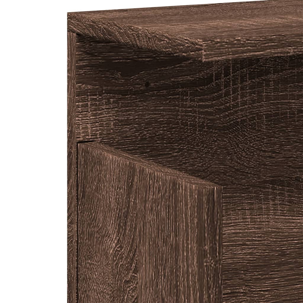 Ντουλάπι Τοίχου Καφέ Δρυς 60x20x30 εκ. από Επεξεργασμένο Ξύλο - Pakobazaar