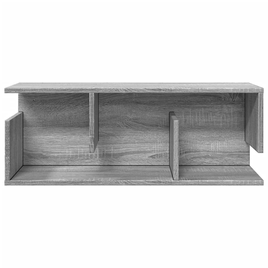 Ντουλάπι Τοίχου Γκρι Sonoma 80x20x30 εκ. από Επεξεργασμένο Ξύλο