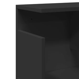Ντουλάπι Τοίχου Μαύρο 100x20x30 εκ. από Επεξεργασμένο Ξύλο