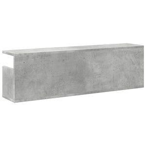 Ντουλάπι Τοίχου Γκρι Σκυρ. 100x20x30 εκ. από Επεξεργασμένο Ξύλο