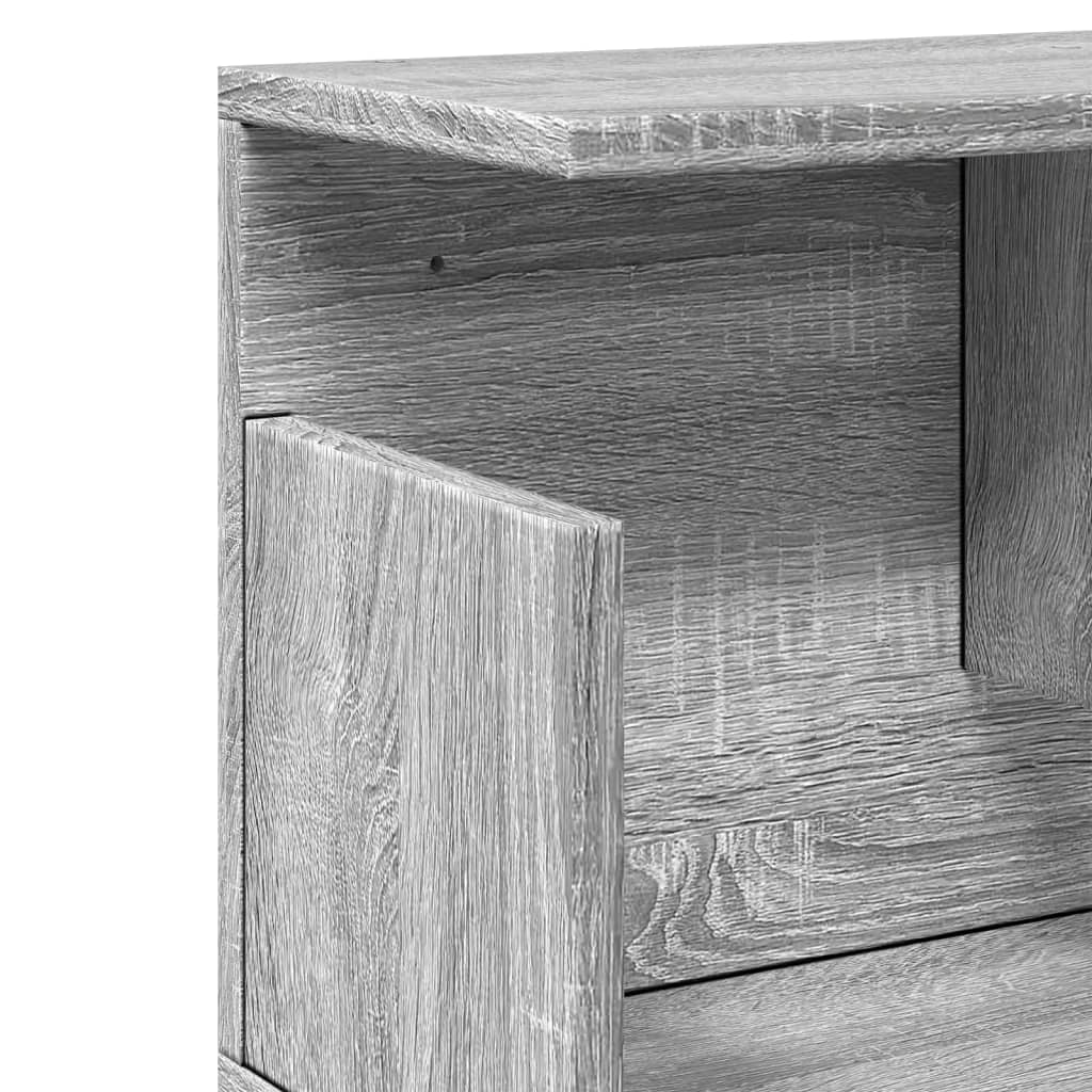Ντουλάπι Τοίχου Γκρι Sonoma 100x20x30 εκ από Επεξεργασμένο Ξύλο - Pakobazaar