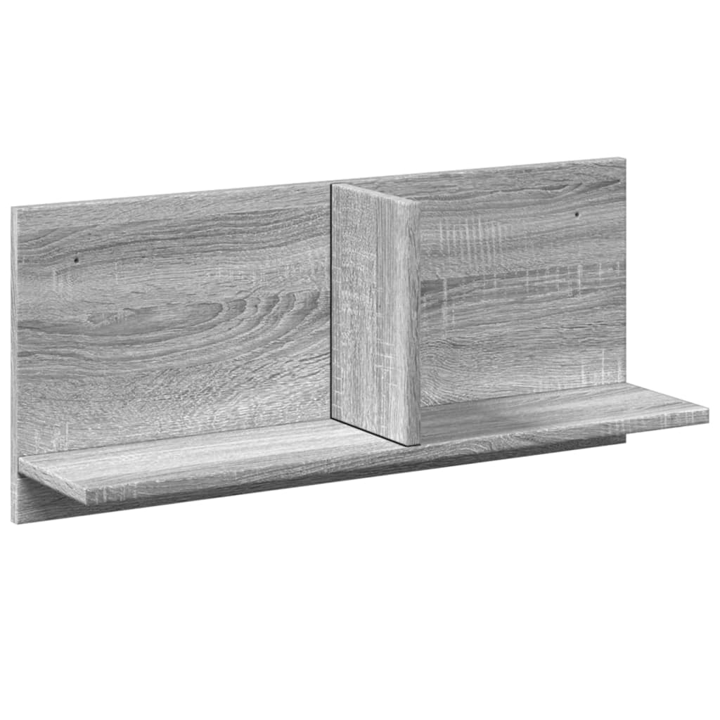 Ντουλάπι Τοίχου Γκρι Sonoma 70x16,5x30 εκ. Επεξεργασμένο Ξύλο