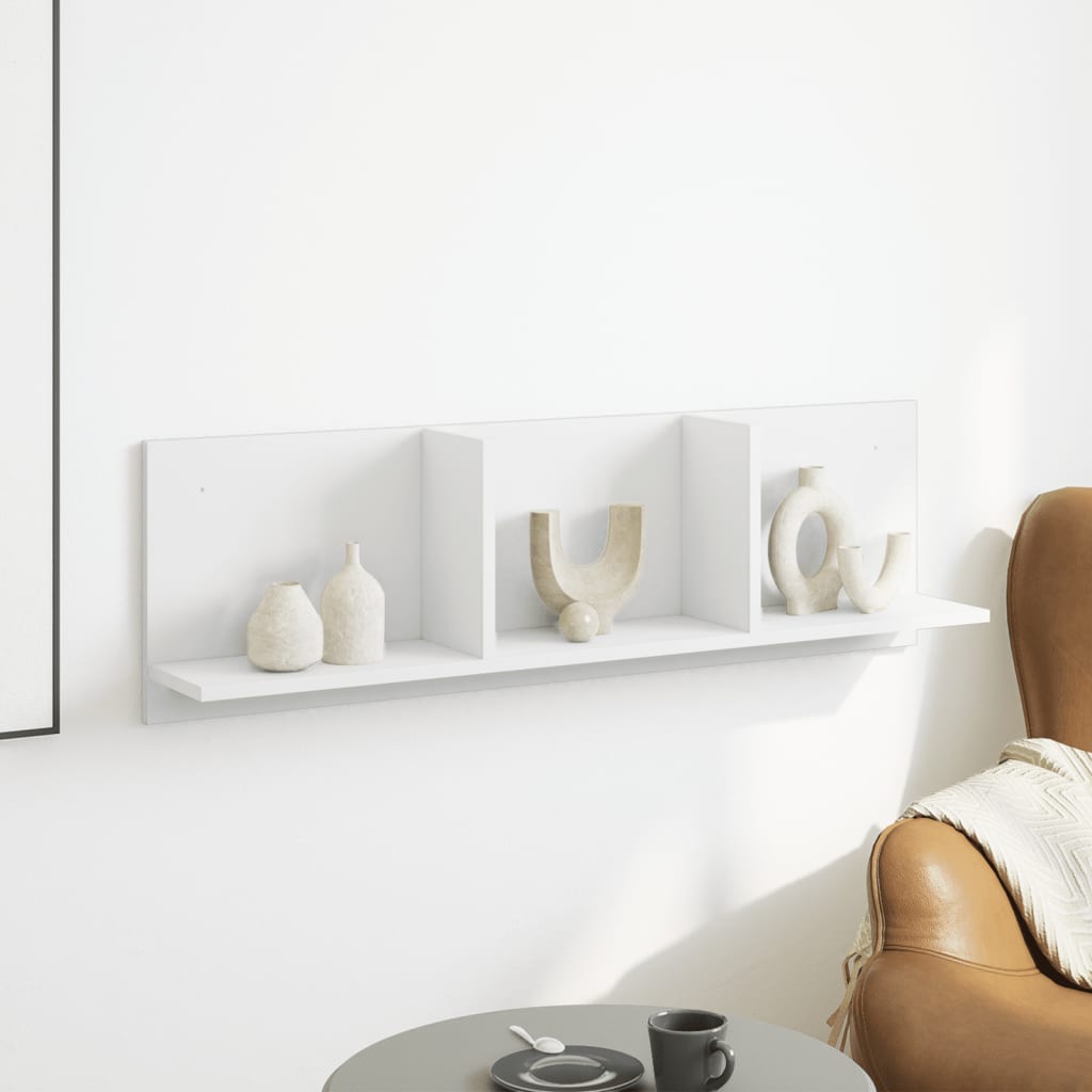 Ντουλάπι Τοίχου Λευκό 100x16,5x30 εκ. από Επεξεργασμένο Ξύλο - Pakobazaar