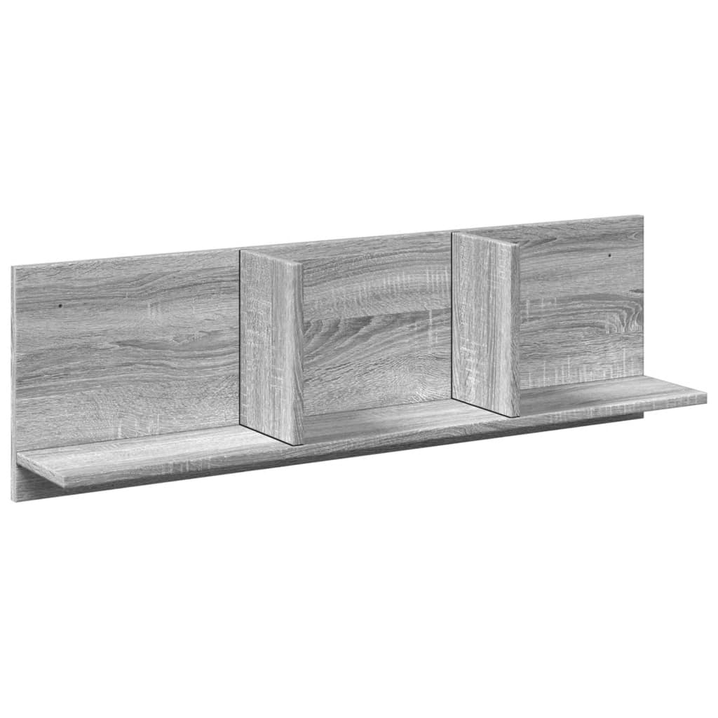 Ντουλάπι Τοίχου Γκρι Sonoma 100x16,5x30 εκ. Επεξεργασμένο Ξύλο