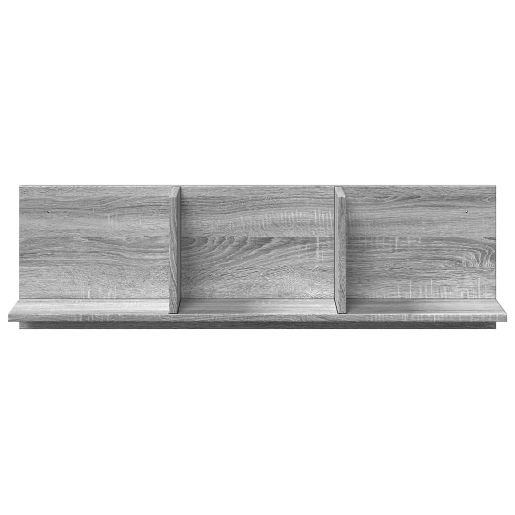Ντουλάπι Τοίχου Γκρι Sonoma 100x16,5x30 εκ. Επεξεργασμένο Ξύλο