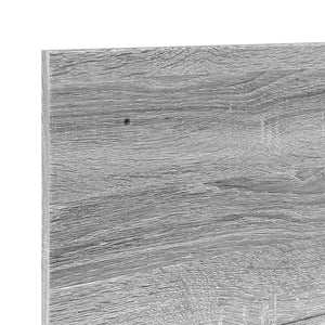 Ντουλάπι Τοίχου Γκρι Sonoma 100x16,5x30 εκ. Επεξεργασμένο Ξύλο
