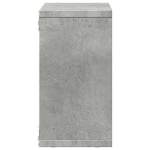 Ντουλάπι Τοίχου Γκρι Σκυρ. 60x16x30 εκ. από Επεξεργασμένο Ξύλο