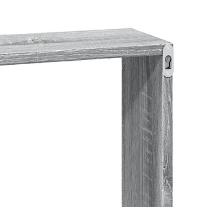 Ντουλάπι Τοίχου Γκρι Sonoma 60x16x30 εκ. Επεξεργασμένο Ξύλο