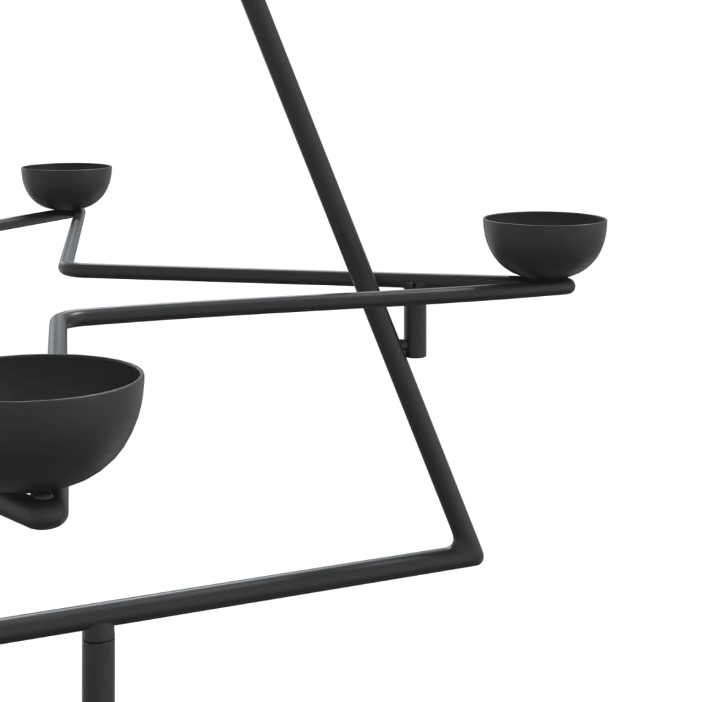 Χριστουγεννιάτικο Δέντρο Διακοσμητικό Μαύρο 75 εκ.