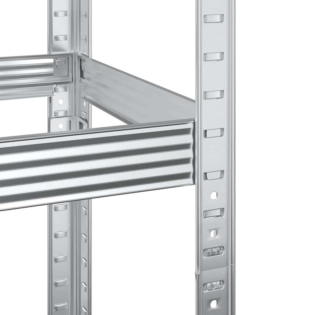 Ράφι ελαστικών 3 επιπέδων Ασημί 110x40x200 cm Ατσάλι