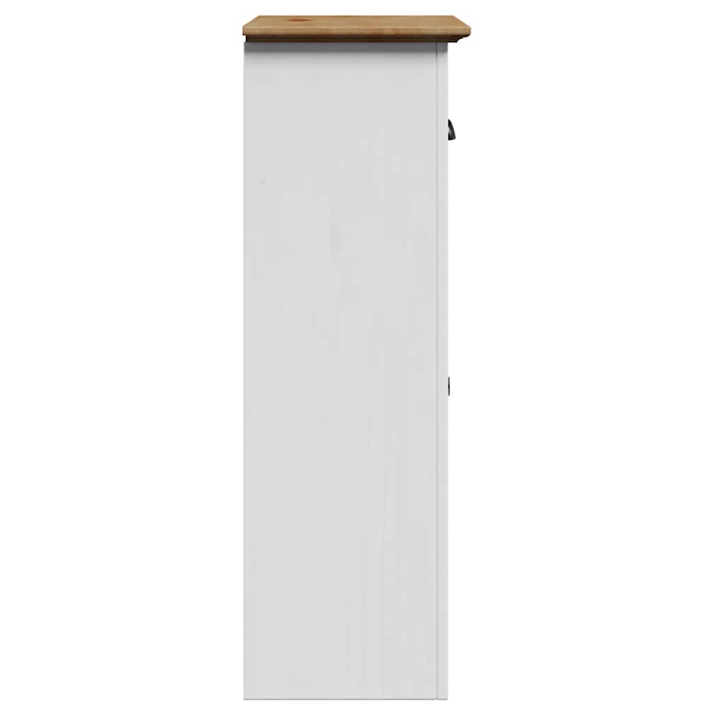 Ντουλάπι μπάνιου BODO Λευκό και καφέ 44x30x90 cm