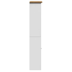 Ντουλάπι μπάνιου BODO Λευκό και καφέ 44x30x160 cm